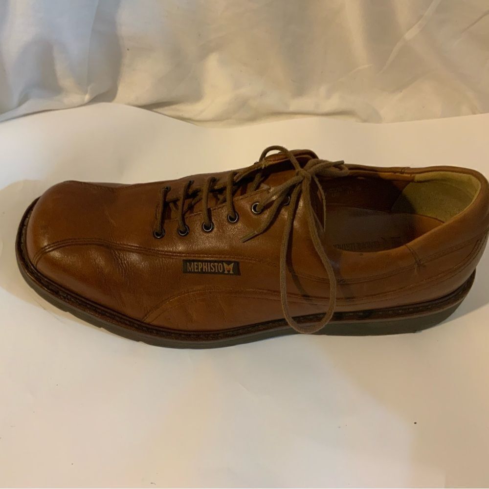 Mens Mephisto Abel Air Relax Goodyear Welt Derby Leather Walking Shoes Size 10